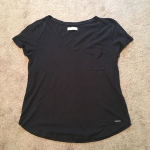 Abercrombie Black Pocket Tee